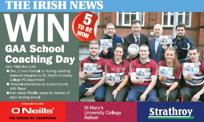 WIN A GAA SCHOOL COACHING DAY